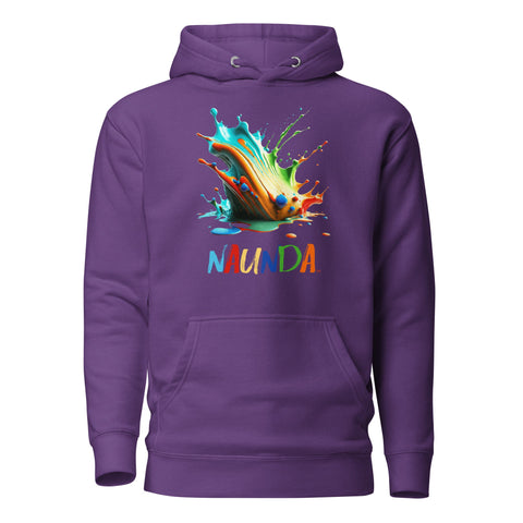 Naunda Splash Premium Unisex Hoodie - Kima Kreates