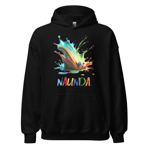 Naunda Splash Unisex Hoodie - Kima Kreates