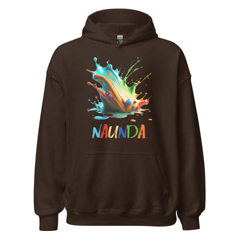 Naunda Splash Unisex Hoodie - Kima Kreates
