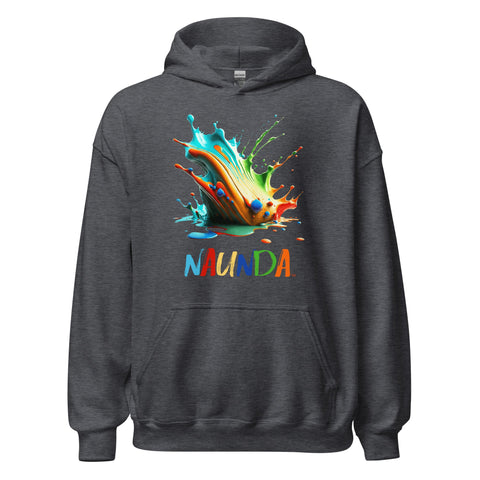 Naunda Splash Unisex Hoodie - Kima Kreates