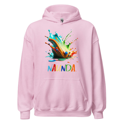 Naunda Splash Unisex Hoodie - Kima Kreates