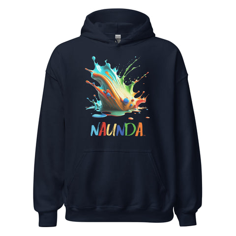 Naunda Splash Unisex Hoodie - Kima Kreates