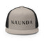 Naunda Word 5 Panel Trucker Cap (Black) - Kima Kreates