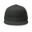 Naunda Word 5 Panel Trucker Cap (Black) - Kima Kreates