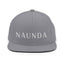 Naunda Word Classic Snapback Hat (White) - Kima Kreates