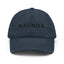 Naunda Word Distressed Dad Hat (Black) - Kima Kreates
