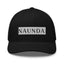 Naunda Word Patch Retro Trucker Cap (Black) - Kima Kreates