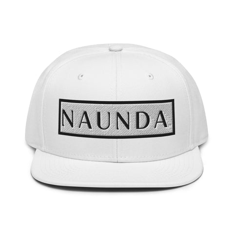 Naunda Word Patch Snapback Hat (Black) - Kima Kreates
