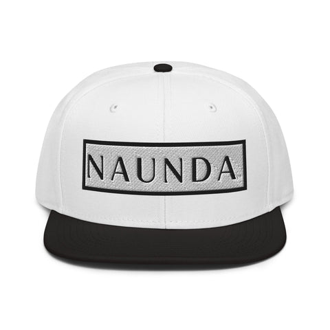 Naunda Word Patch Snapback Hat (Black) - Kima Kreates