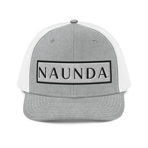 Naunda Word Patch Snapback Trucker Cap (Black) - Kima Kreates