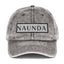 Naunda Word Patch Vintage Cotton Twill Cap (Black) - Kima Kreates