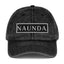 Naunda Word Patch Vintage Cotton Twill Cap (White) - Kima Kreates