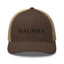 Naunda Word Retro Trucker Cap (Black) - Kima Kreates
