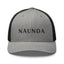 Naunda Word Retro Trucker Cap (Black) - Kima Kreates