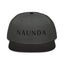 Naunda Word Snapback Hat (Black) - Kima Kreates