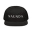 Naunda Word Snapback Hat (White) - Kima Kreates