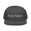 Naunda Word Snapback Hat (White) - Kima Kreates