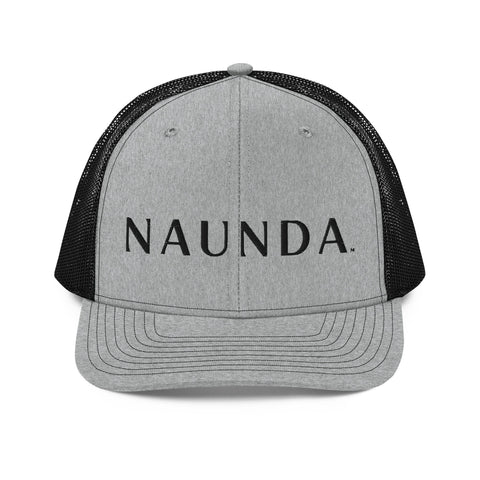 Naunda Word Snapback Trucker Cap (Black) - Kima Kreates