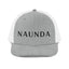 Naunda Word Snapback Trucker Cap (Black) - Kima Kreates