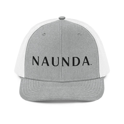 Naunda Word Snapback Trucker Cap (Black) - Kima Kreates