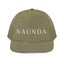 Naunda Word Snapback Trucker Cap (WHITE) - Kima Kreates