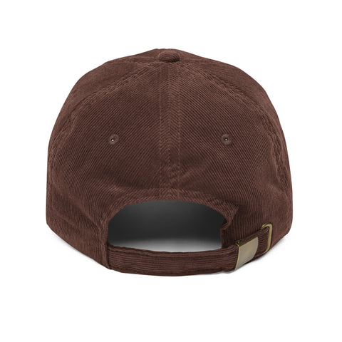 Naunda Word Vintage Corduroy Cap (Black) - Kima Kreates