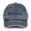 Naunda Word Vintage Cotton Twill Cap (Black) - Kima Kreates