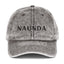 Naunda Word Vintage Cotton Twill Cap (Black) - Kima Kreates