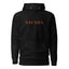 Naunda Word with Orange Logo Premium Unisex Hoodie - Kima Kreates