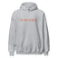 Naunda Word with Orange Logo Unisex Hoodie - Kima Kreates