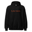 Naunda Word with Orange Logo Unisex Hoodie - Kima Kreates