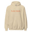 Naunda Word with Orange Logo Unisex Hoodie - Kima Kreates