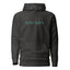 Naunda Word with Turquoise Logo Premium Unisex Hoodie - Kima Kreates