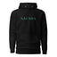 Naunda Word with Turquoise Logo Premium Unisex Hoodie - Kima Kreates