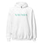 Naunda Word with Turquoise Logo Unisex Hoodie - Kima Kreates