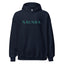 Naunda Word with Turquoise Logo Unisex Hoodie - Kima Kreates