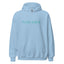 Naunda Word with Turquoise Logo Unisex Hoodie - Kima Kreates