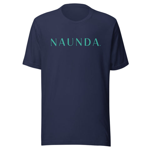 Naunda Word with Turquoise Logo Unisex T-Shirt - Kima Kreates