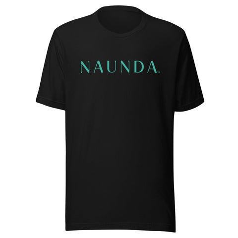 Naunda Word with Turquoise Logo Unisex T-Shirt - Kima Kreates