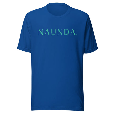 Naunda Word with Turquoise Logo Unisex T-Shirt - Kima Kreates