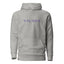 Naunda Word with Violet Logo Premium Unisex Hoodie - Kima Kreates