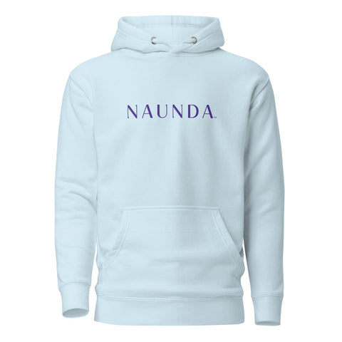 Naunda Word with Violet Logo Premium Unisex Hoodie - Kima Kreates