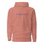 Naunda Word with Violet Logo Premium Unisex Hoodie - Kima Kreates