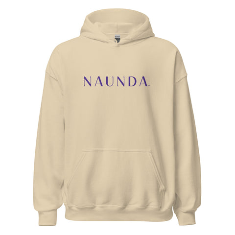 Naunda Word with Violet Logo Unisex Hoodie - Kima Kreates