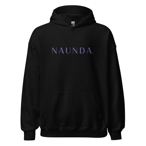 Naunda Word with Violet Logo Unisex Hoodie - Kima Kreates