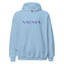 Naunda Word with Violet Logo Unisex Hoodie - Kima Kreates
