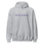 Naunda Word with Violet Logo Unisex Hoodie - Kima Kreates