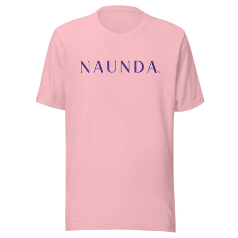 Naunda Word with Violet Logo Unisex T-Shirt - Kima Kreates