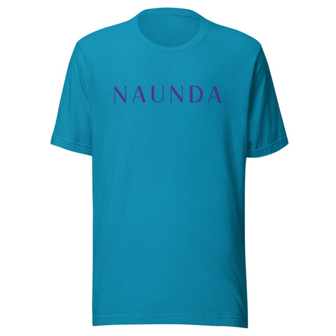 Naunda Word with Violet Logo Unisex T-Shirt - Kima Kreates