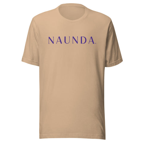 Naunda Word with Violet Logo Unisex T-Shirt - Kima Kreates